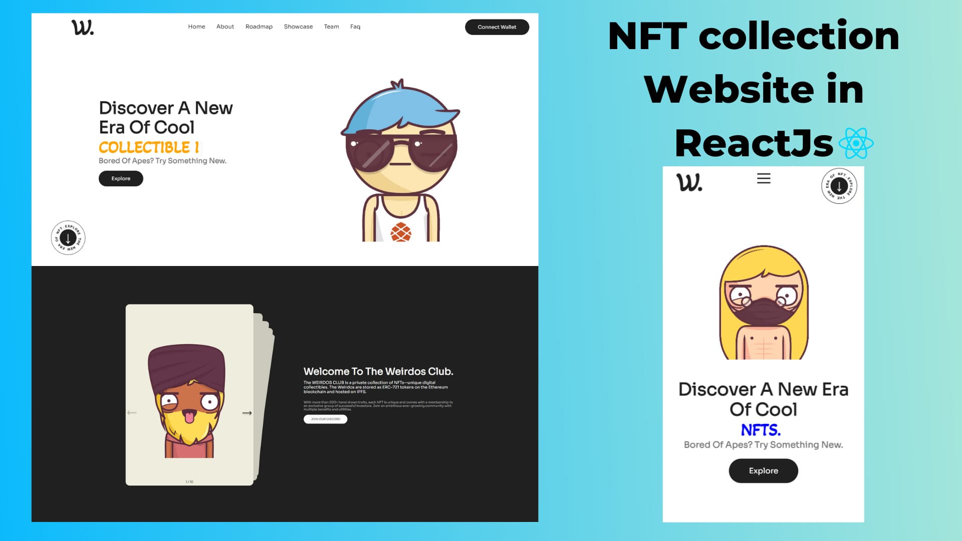 NFT collection Website